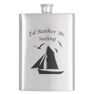 Sailing Sailboat Classic Flask