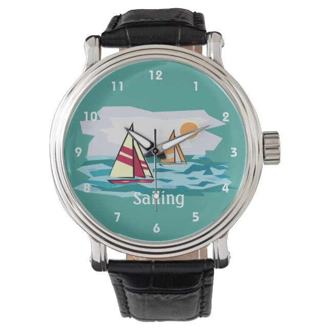 Sailing Sailboats Design Watch (Front)