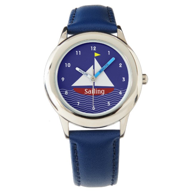 Sailing Sailboats Design Watch (Front)