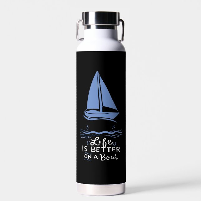 Sailing Sailing Boat Water Bottle (Front)