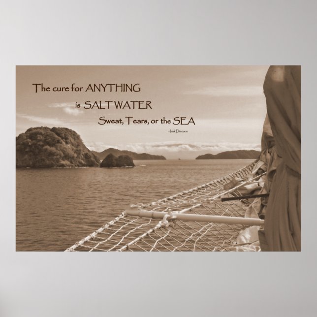 Sailing Salt Water Cure Poster (Front)