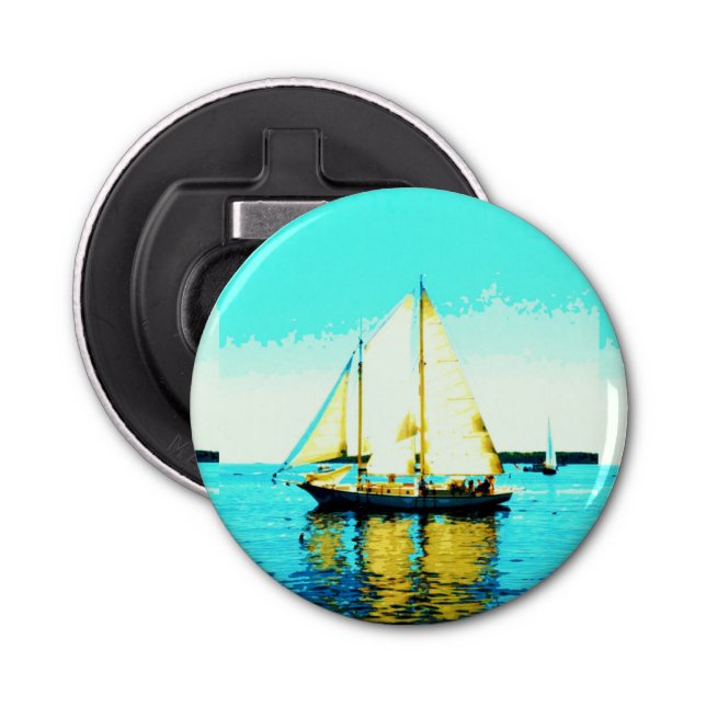sailing schooner bottle opener (Front)
