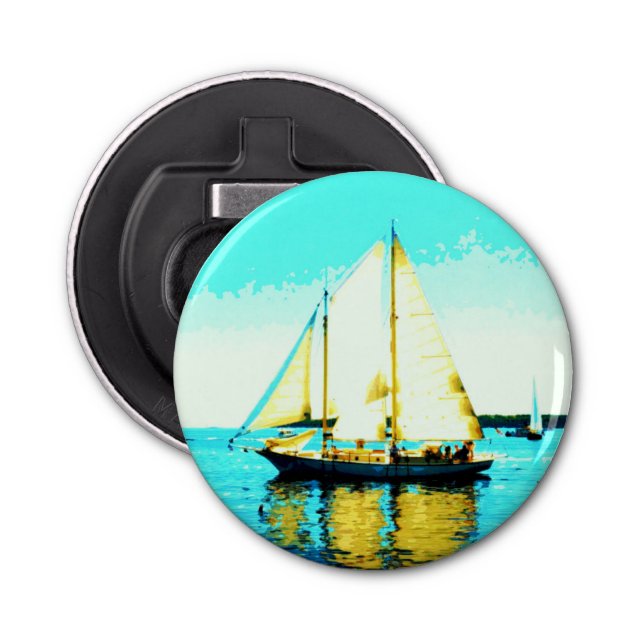 sailing schooner bottle opener (Front)