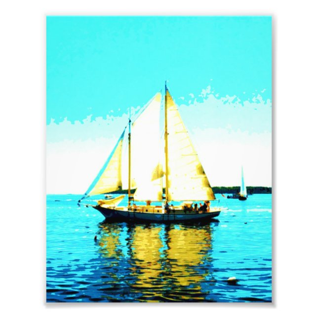sailing schooner photo print (Front)