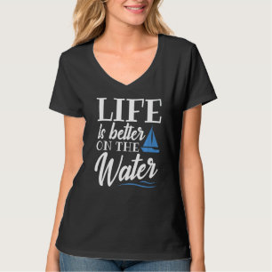 Sailing Sea Boat Ocean Sailer Boating T-Shirt