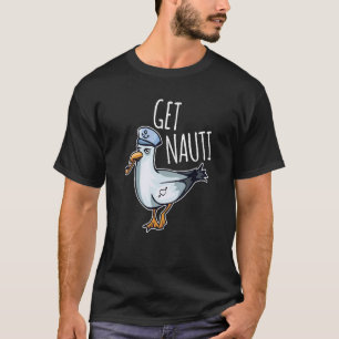 Sailing Sea Gull Sailer Nautics Pun Nautical Boa T-Shirt