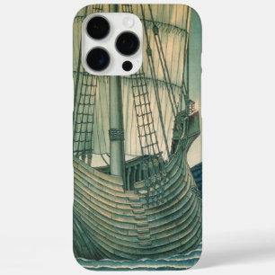 Sailing Ship Anchored in the Harbour iPhone 16 Pro Max Case