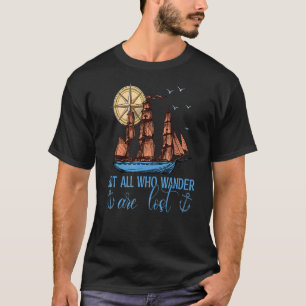 Sailing Ship Captain Anchor 3 T-Shirt