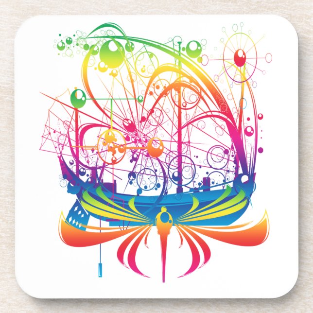 Sailing Ship Coaster (Front)