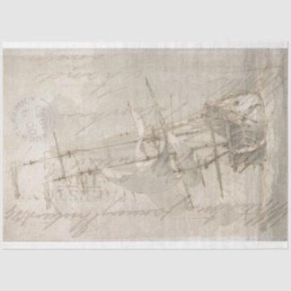 Sailing Ship Furniture Decoupage Tissue Paper