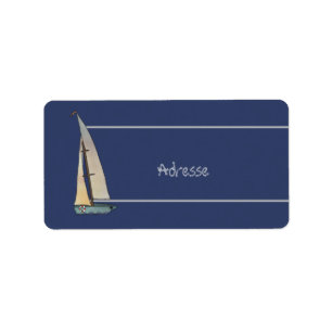 sailing ship label