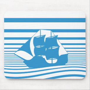 Sailing ship mouse mat