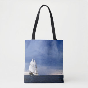 Sailing Ship On The Baltic Sea Tote Bag