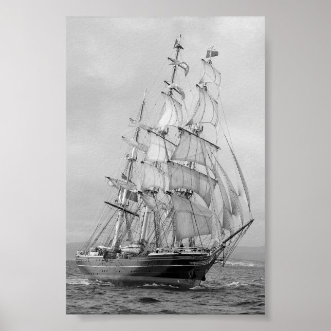 Sailing Ship Poster (Front)