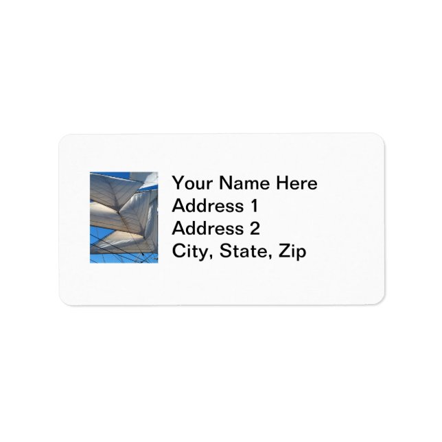 Sailing Ship Sails Address Labels (Front)