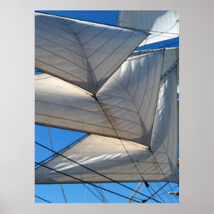Sailing Ship Sails Framed Prints