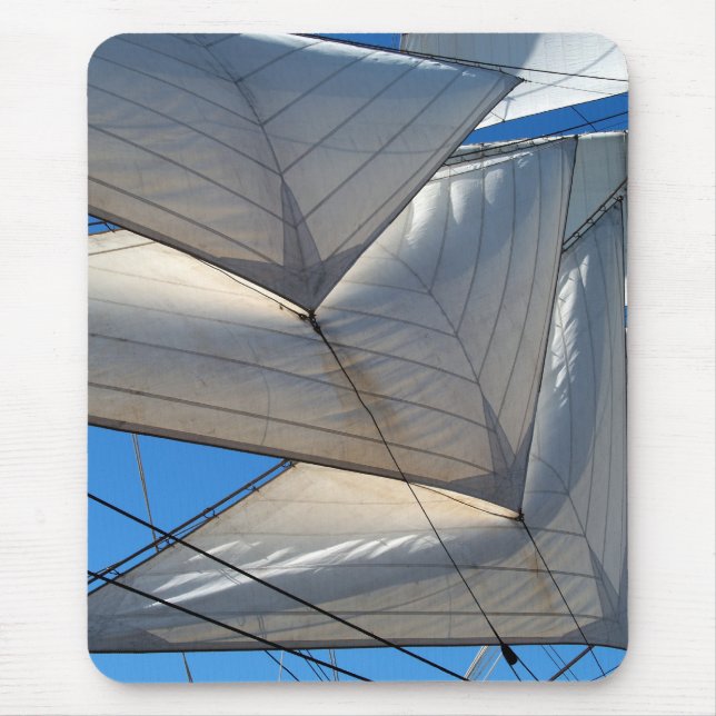 Sailing Ship Sails Mousepad (Front)
