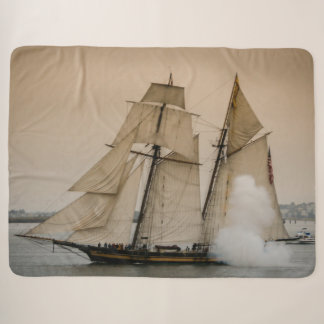 SAILING SHIP SHERPA BLANKET