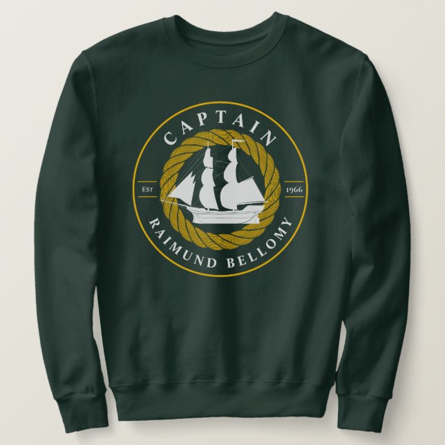 Sailing Ship Sweatshirt (Design Front)