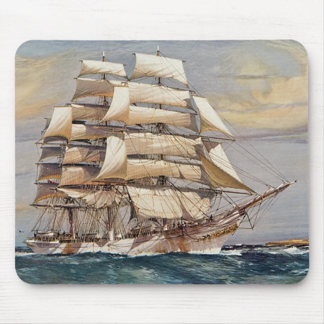 Sailing ship Thomas Stephens Mouse Mat (Front)