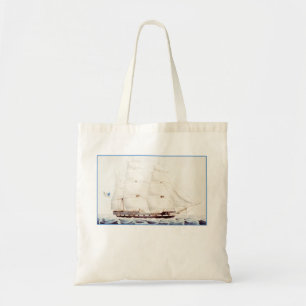 SAILING SHIP TOTE BAG