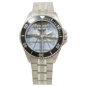 Sailing Ship Wheel and Rigging Watch