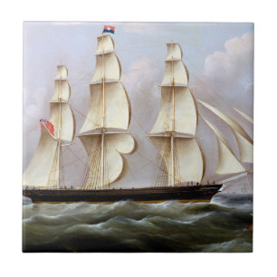 Sailing Ship Woolloomooloo 1850 Tile