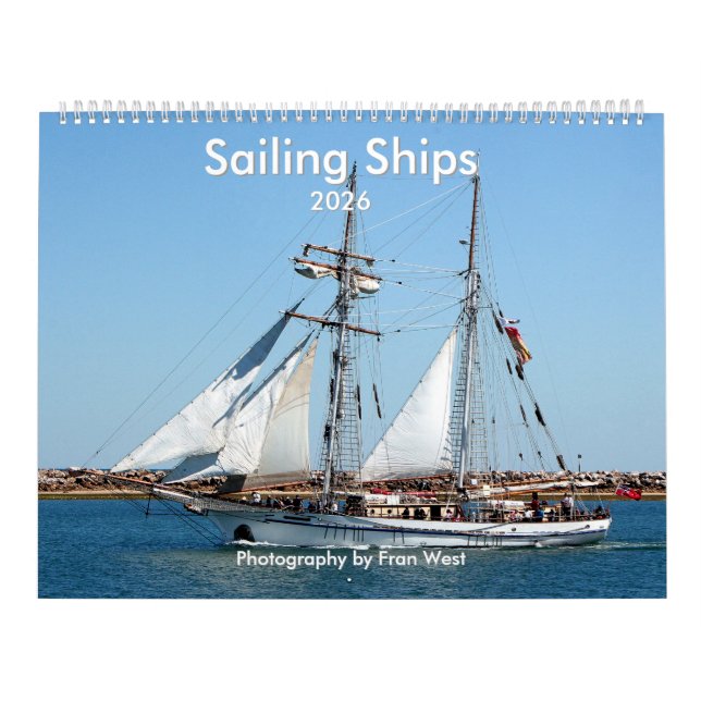 Sailing Ships 2026 calendar (Cover)