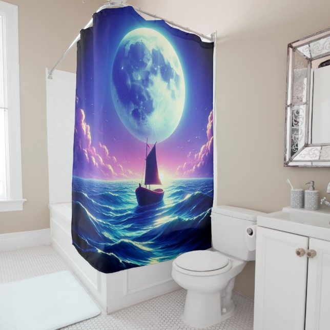 Sailing Shower Curtain (In Situ)