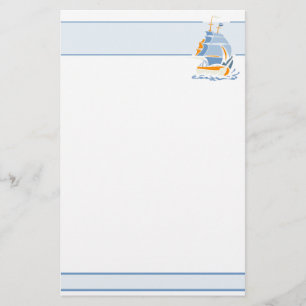 Sailing stationary, customisable stationery