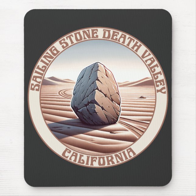 Sailing Stone Death Valley California Mouse Mat (Front)