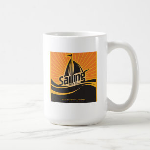 Sailing Sun And Sea Coffee Mug