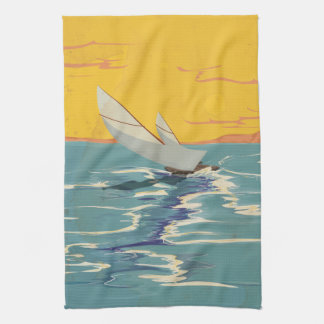Sailing Tea Towel