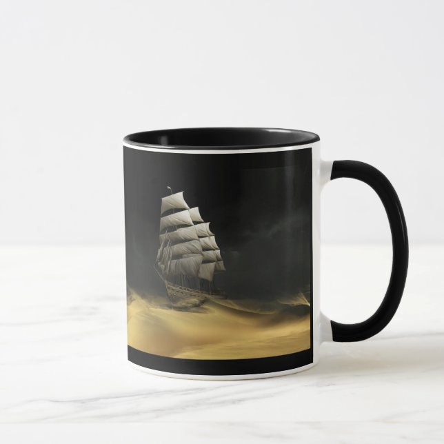 Sailing The Desert - Mug (Right)
