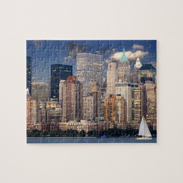 Sailing the Hudson River in New York Jigsaw Puzzle (Horizontal)