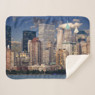 Sailing the Hudson River in New York Sherpa Blanket
