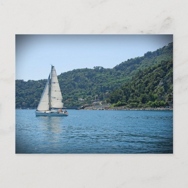 Sailing the Italian Riviera - Portofino - Postcard (Front)