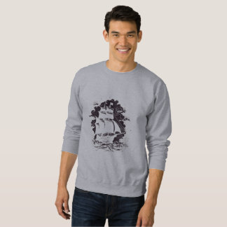 Sailing the Open Sea – Vintage Ship Art Sweatshirt