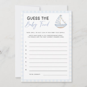 Sailing Themed Baby Shower Baby Good Game