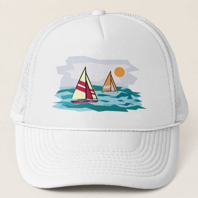 Sailing Trucker Hat (Front)