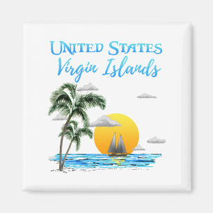 Sailing U.S. Virgin Islands Magnet