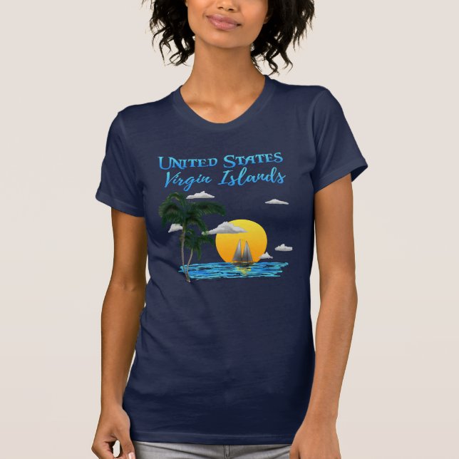 Sailing U.S. Virgin Islands T-Shirt (Front)