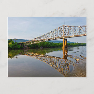 Sailing Under A Bridge Over The Tennessee River Postcard