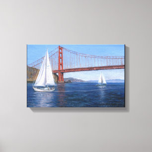 "Sailing Under the Golden Gate" Canvas Print