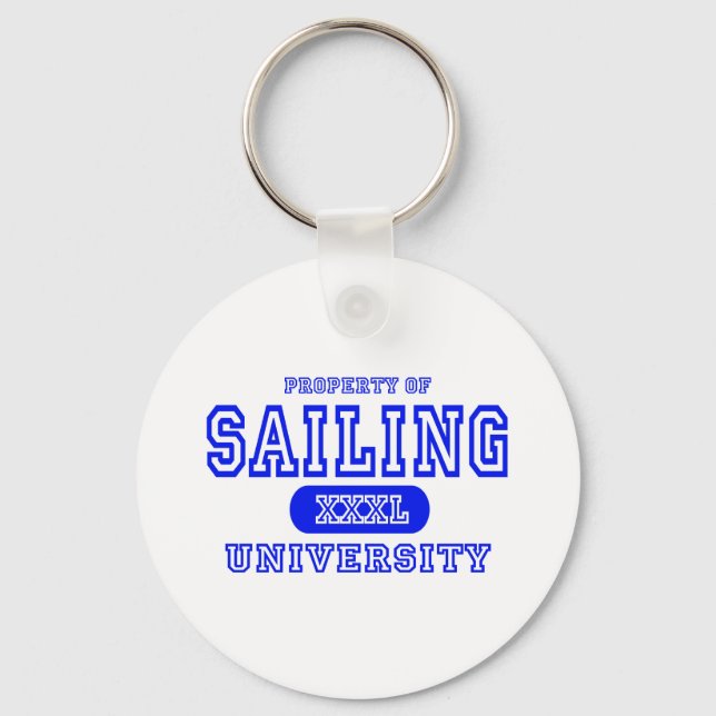 Sailing University Key Ring (Front)