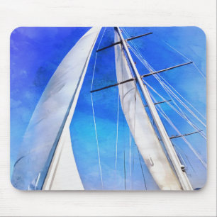 Sailing Unties The Knots Of My Mind Artistic Riggi Mouse Mat