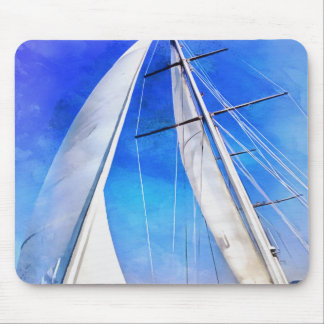 Sailing Unties The Knots Of My Mind Artistic Riggi Mouse Mat