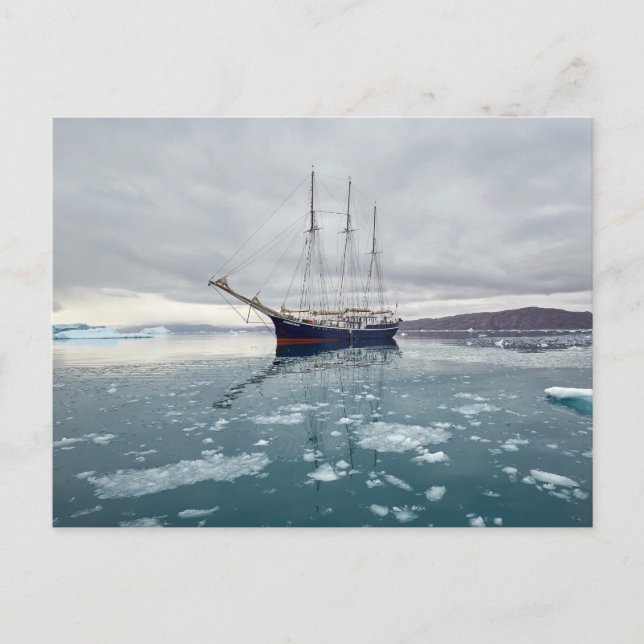 Sailing vessel Rembrandt van Rijn 1947 Postcard (Front)