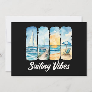 Sailing Vibes - Feel the Ocean Invitation