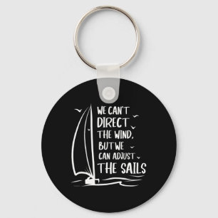Sailing Wind Adjust The Sail's Boating - Sailboat Key Ring
